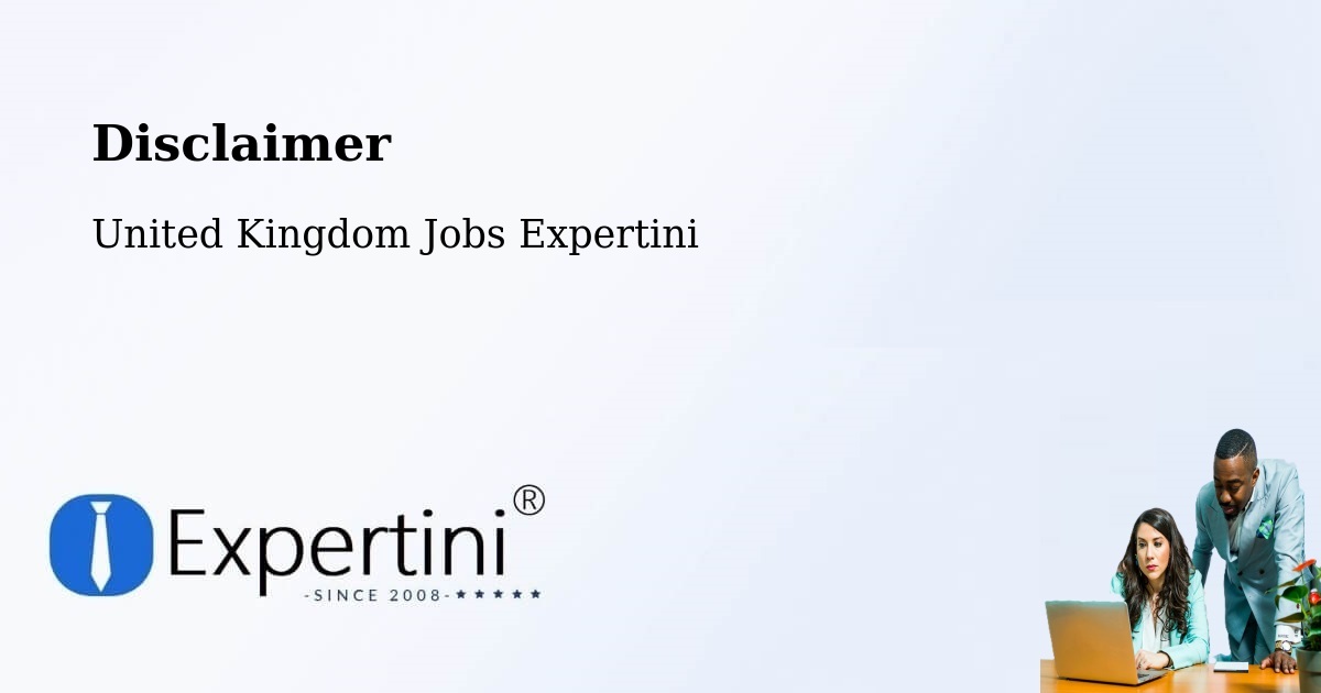 Disclaimer – Lambeth - United Kingdom Jobs Expertini